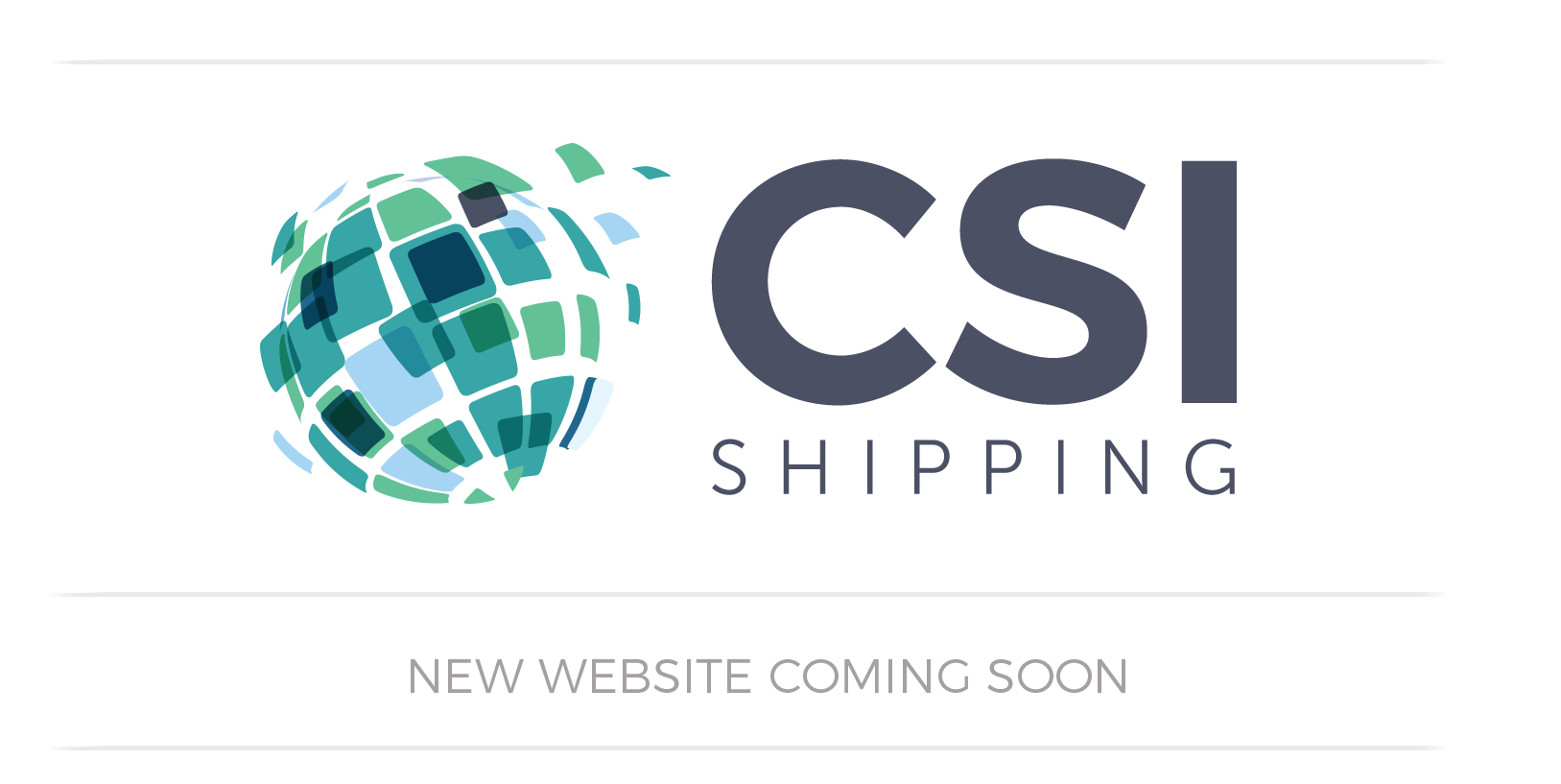 CSI Shipping Coming Soon